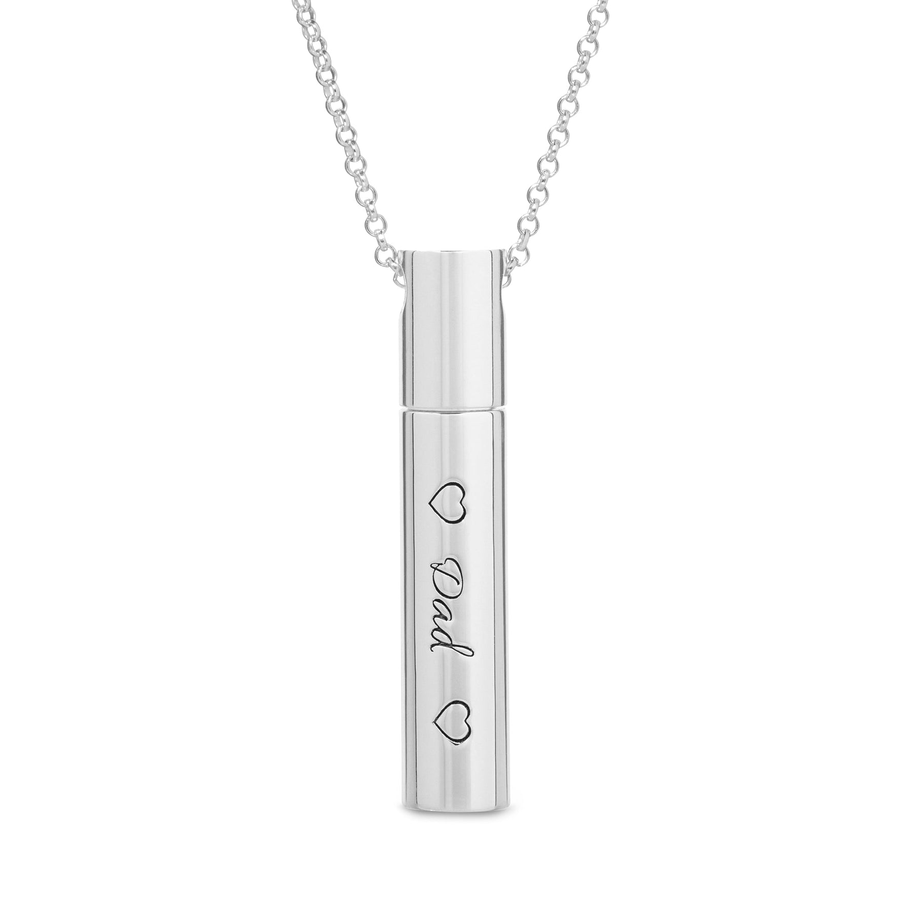 Engraved Memory Canister Necklace - United Bracelets
