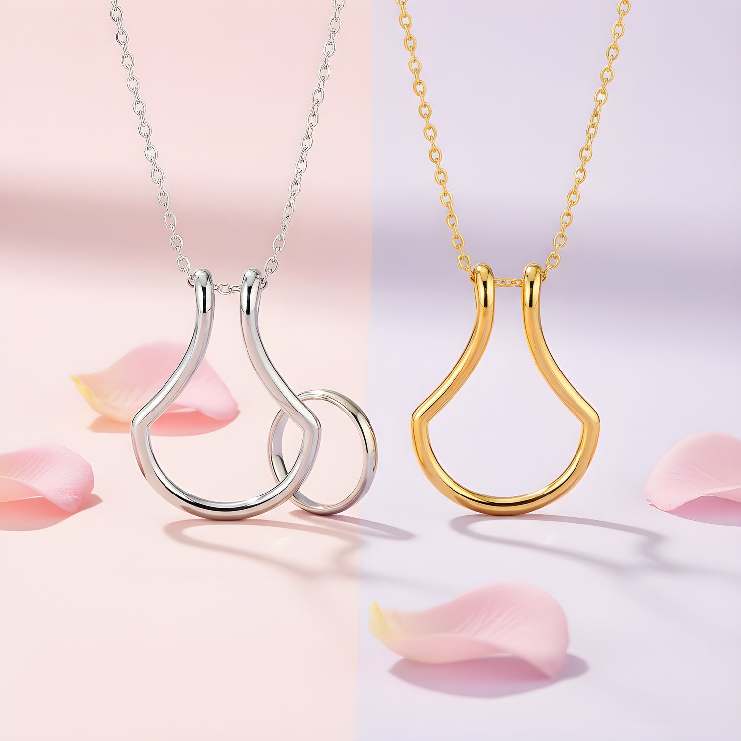 The Original Sterling Silver Ring Holder Necklace