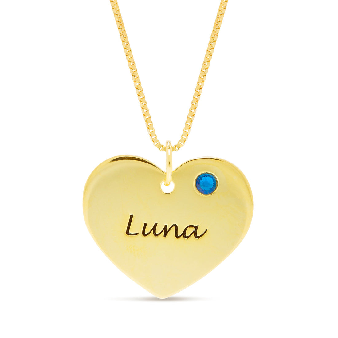 Birthstone Heart Pendant Necklace - United Bracelets