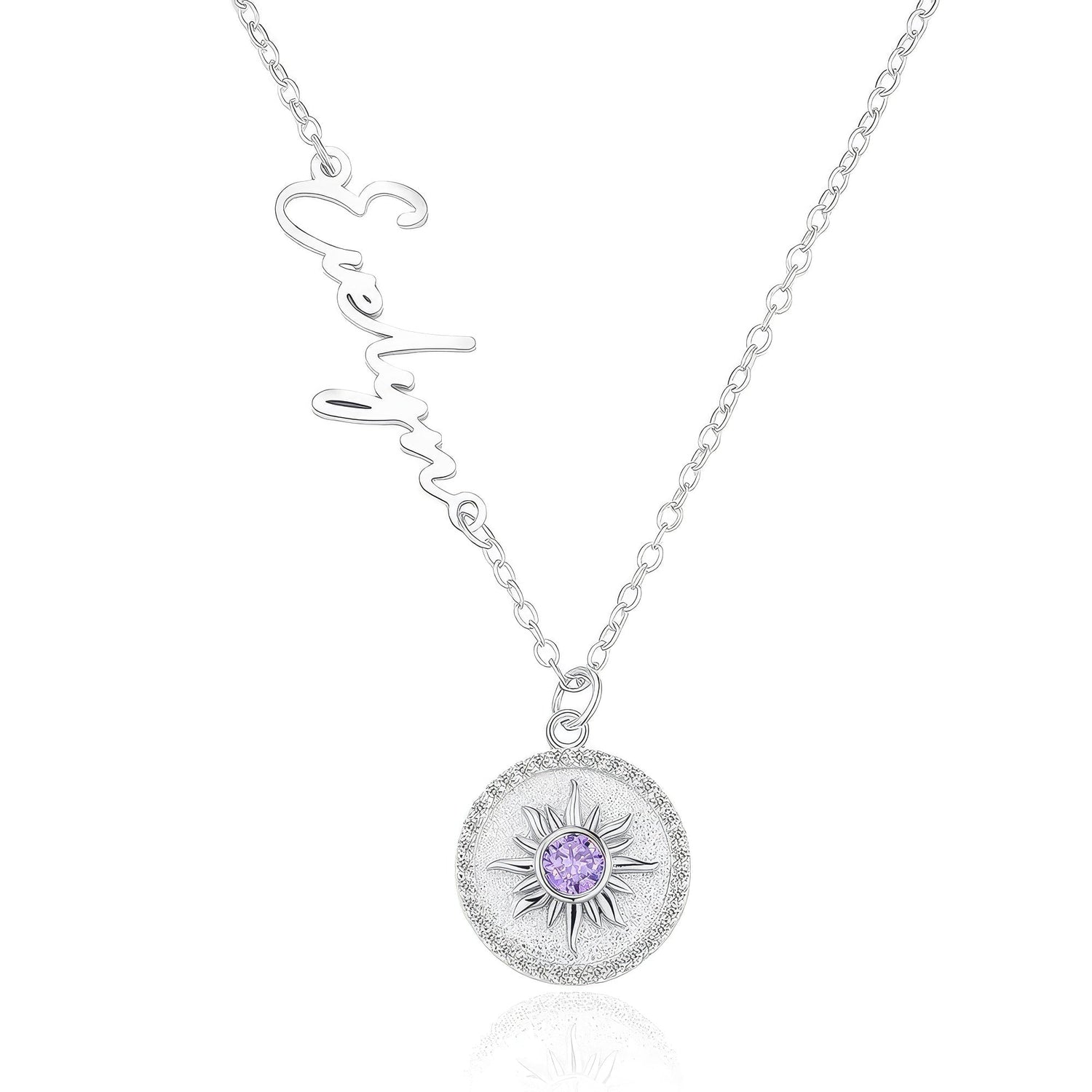 Birthstone Sunburst Necklace - United Bracelets