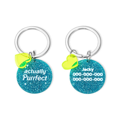 Bright Acrylic Pet ID Tag - United Bracelets