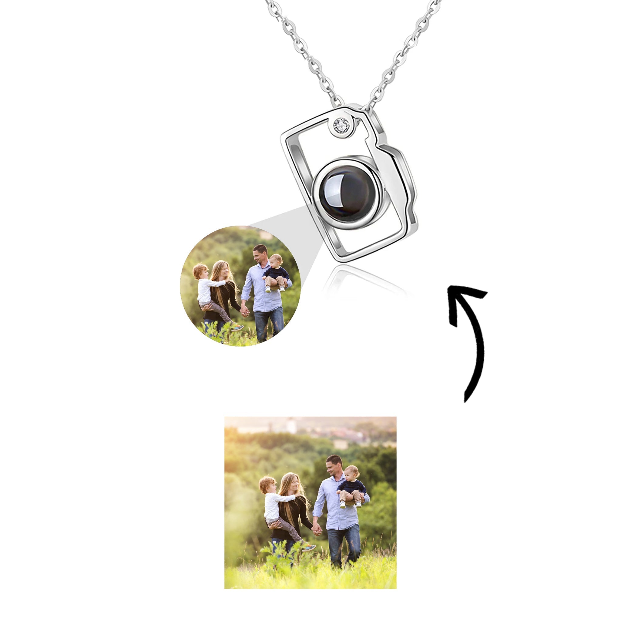 Camera Projection Necklace - United Bracelets