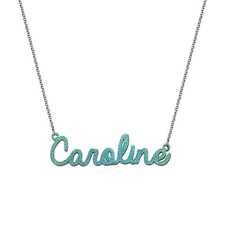 Coloured Name Necklace - United Bracelets