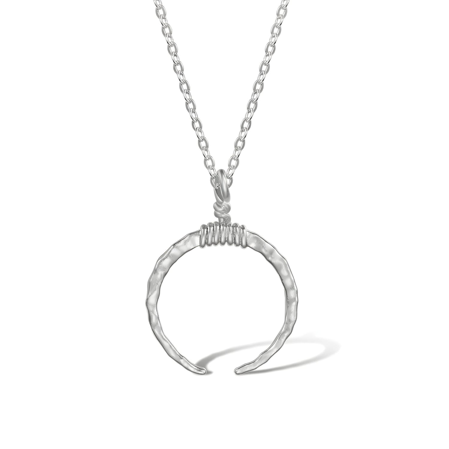 Crescent Moon Ring Holder Necklace - United Bracelets