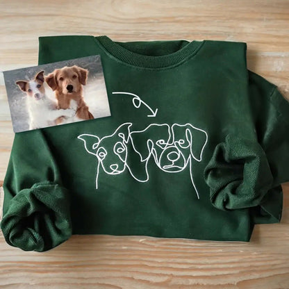 Custom Embroidered Pet Crewneck - United Bracelets