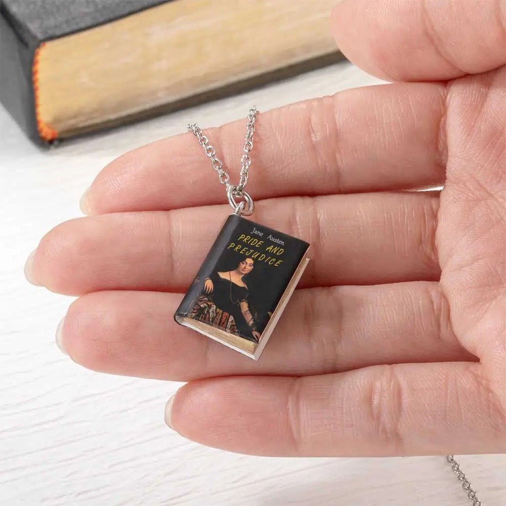 Custom Miniature Book Necklace - United Bracelets