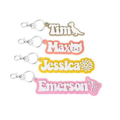 Custom Name Keyring - United Bracelets