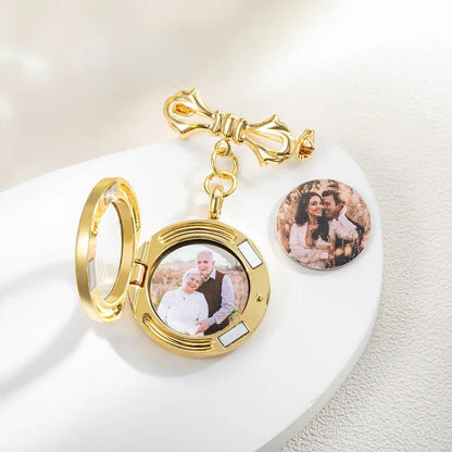 Custom Photo Lapel Pin - United Bracelets