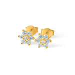 Dainty Birthstone Flower Studs - United Bracelets