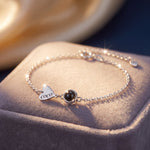 Engraved Heart Projection Bracelet - United Bracelets