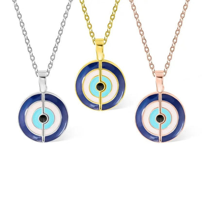 Evil Eye Guardian Necklace with 1–2 Names - United Bracelets