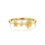 Flower Birthstone Ring - United Bracelets