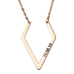 Geometric Ring Holder Necklace - United Bracelets