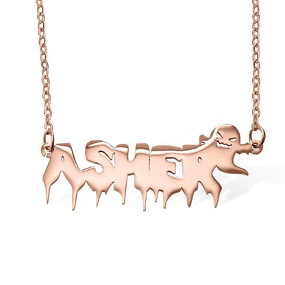 Halloween Style Name Necklace - United Bracelets