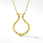 Hammered Ring Holder Necklace - United Bracelets