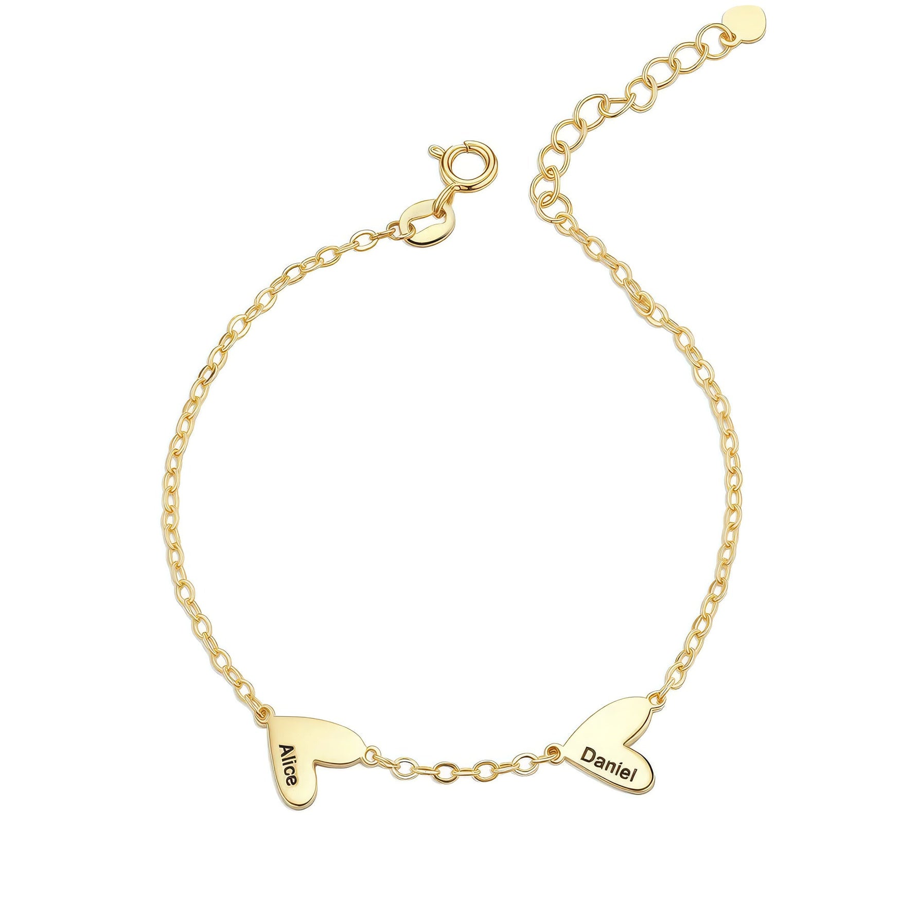 Heart Station Name Bracelet - United Bracelets