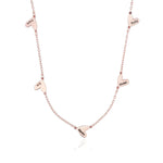 Heart Station Name Necklace - United Bracelets