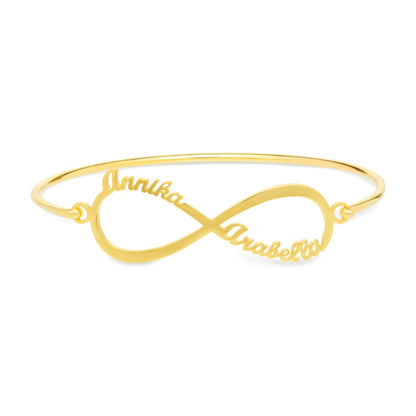 Infinity Name Bangle - United Bracelets