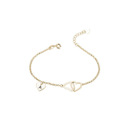 Interlocking Heart Anklet - United Bracelets