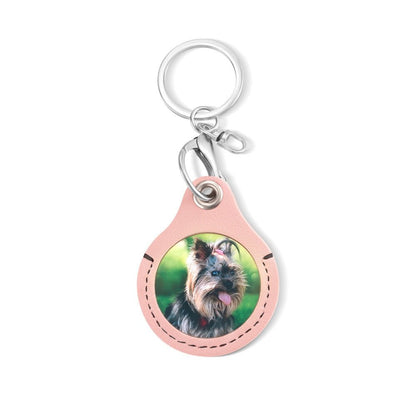 Leather Pet Photo Keychain - United Bracelets