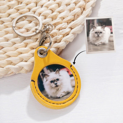 Leather Pet Photo Keychain - United Bracelets