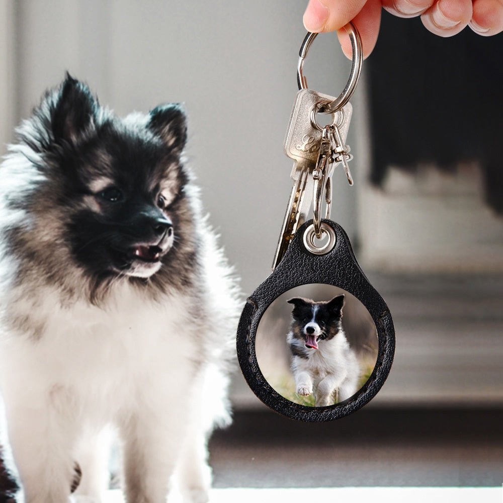 Leather Pet Photo Keychain - United Bracelets