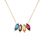 Marquise Birthstone Pendant Necklace - United Bracelets