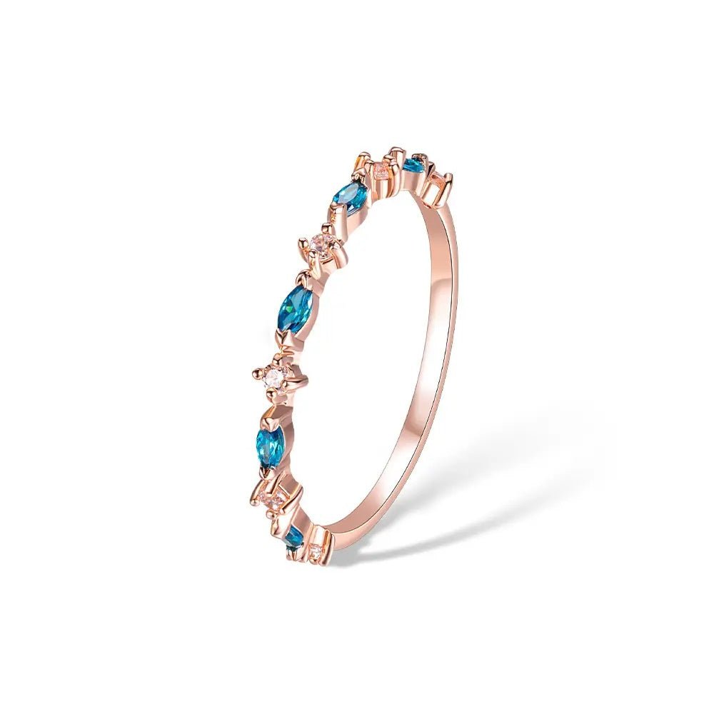 Marquise Shaped Birthstone Ring - United Bracelets