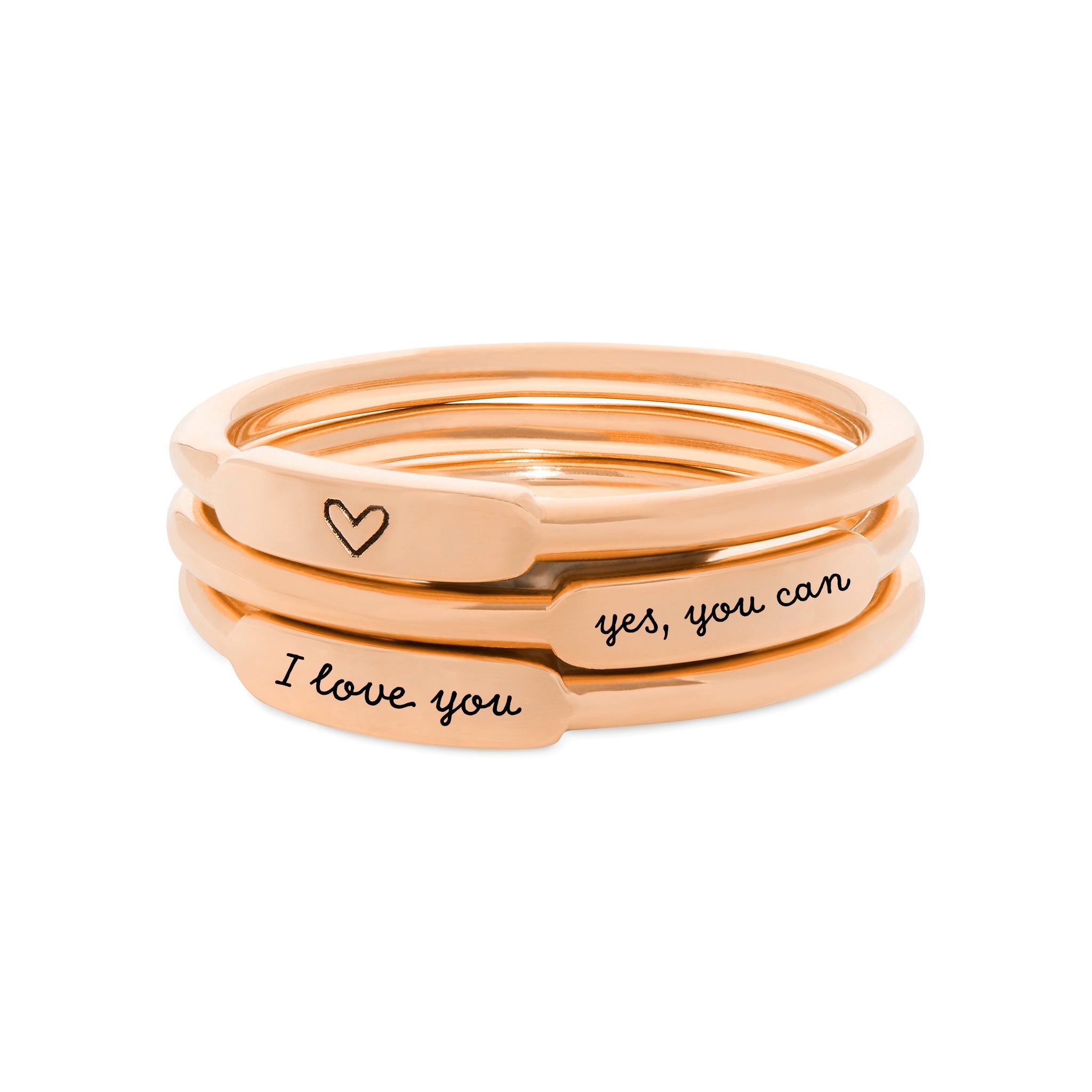 Message Bar Ring - United Bracelets