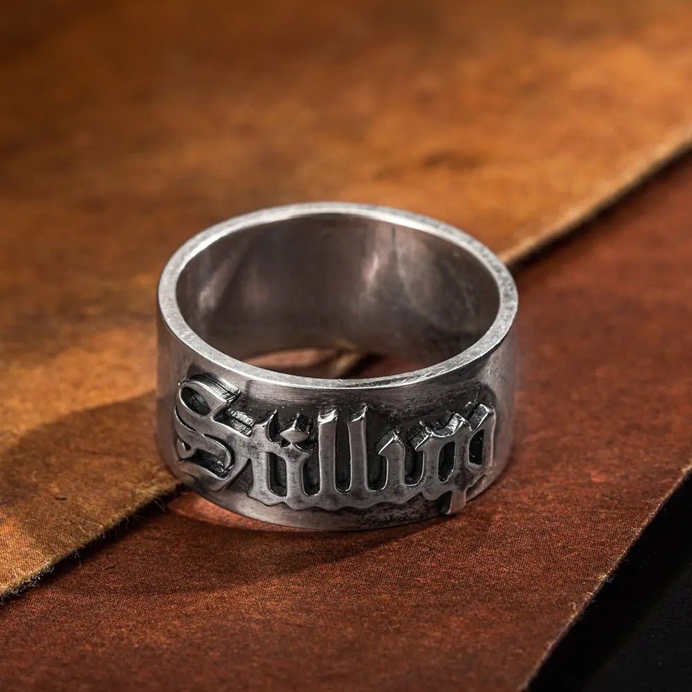 Old English Style Ring - United Bracelets