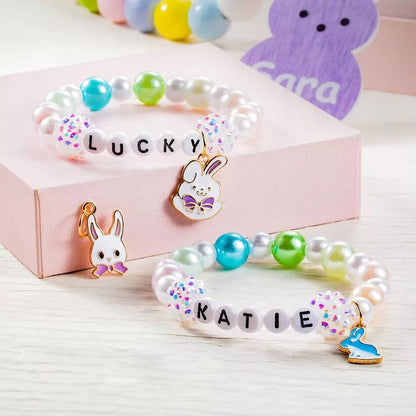 Personalised Bunny Name Bracelet - United Bracelets