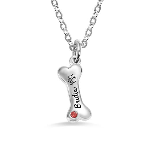 Personalised Dog Bone Necklace - United Bracelets