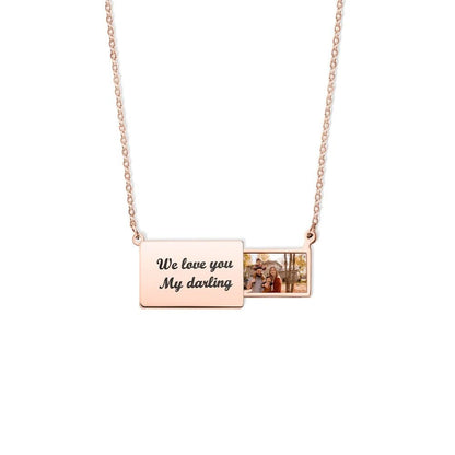 Personalised Envelope Locket Necklace - United Bracelets