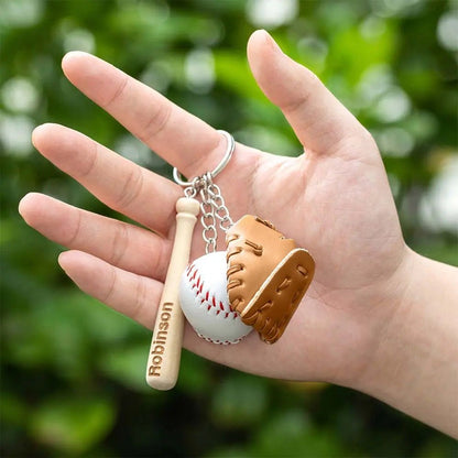 Personalised Mini Baseball Keychain - United Bracelets