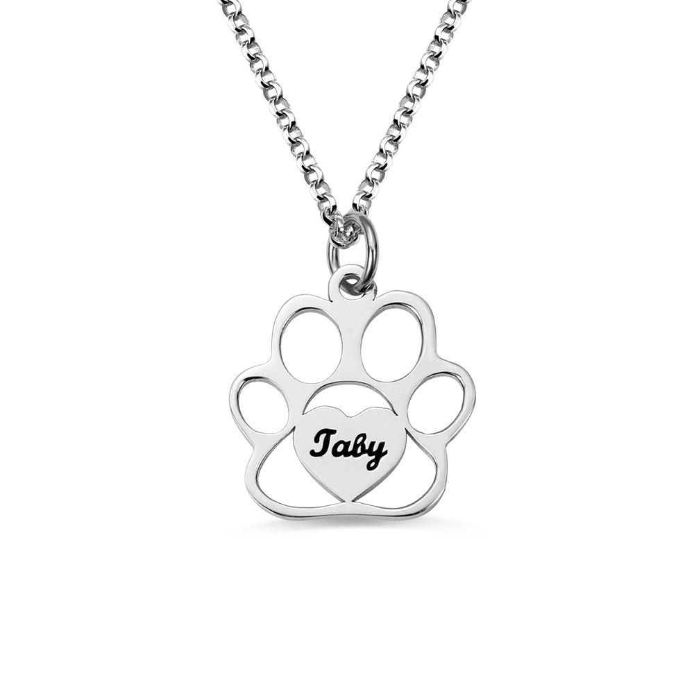 Personalised Paw Necklace - United Bracelets