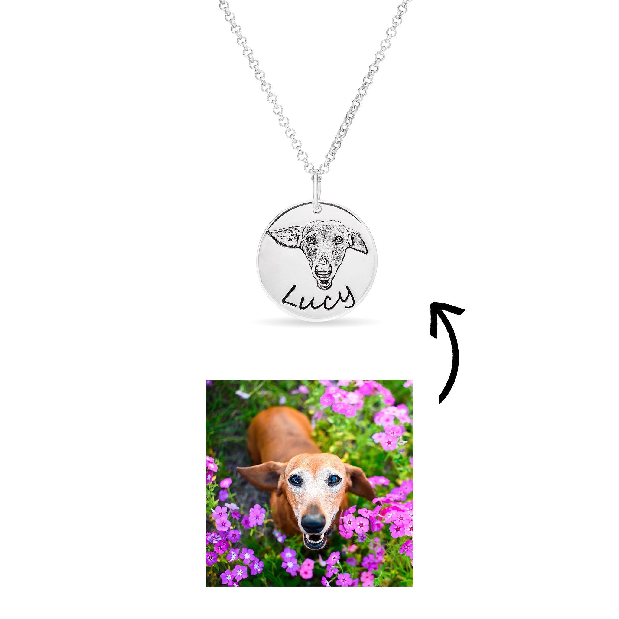 Personalised Pet Disc Necklace - United Bracelets