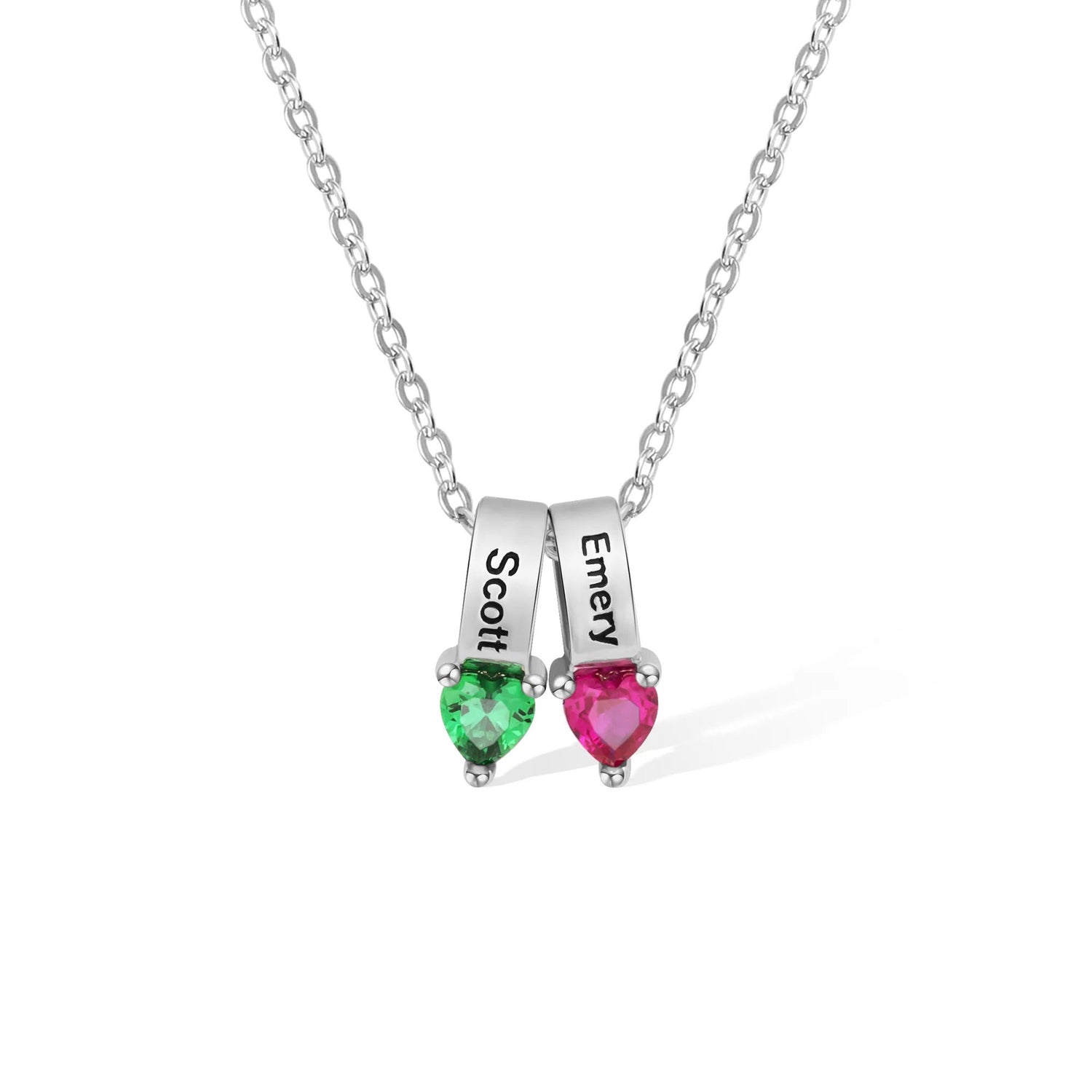 Personalised Ring Pendant Necklace - United Bracelets