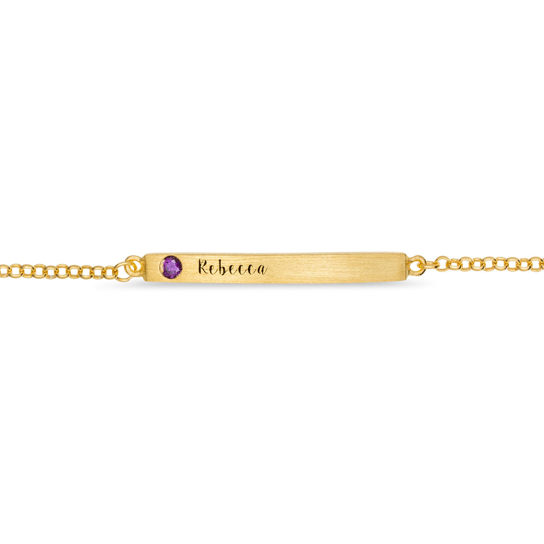 Personalised Solid Bar Bracelet - United Bracelets