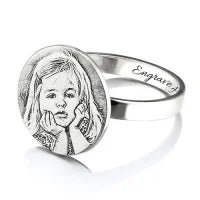 Photo Engraved Ring - United Bracelets