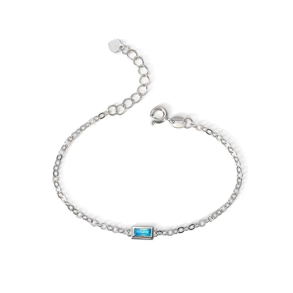 Rectangular Birthstone Bracelet - United Bracelets