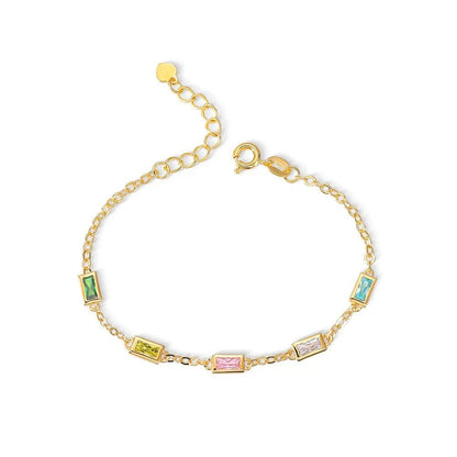 Rectangular Birthstone Bracelet - United Bracelets