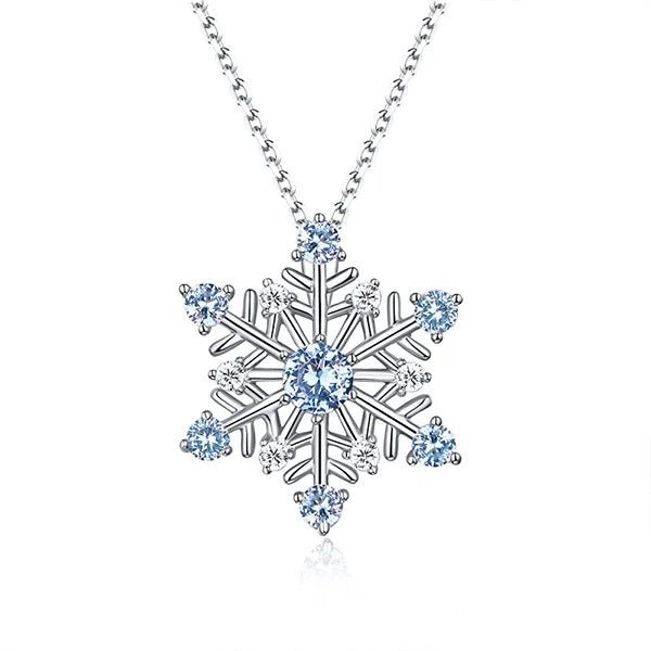 Silver Snowflake Necklace - United Bracelets