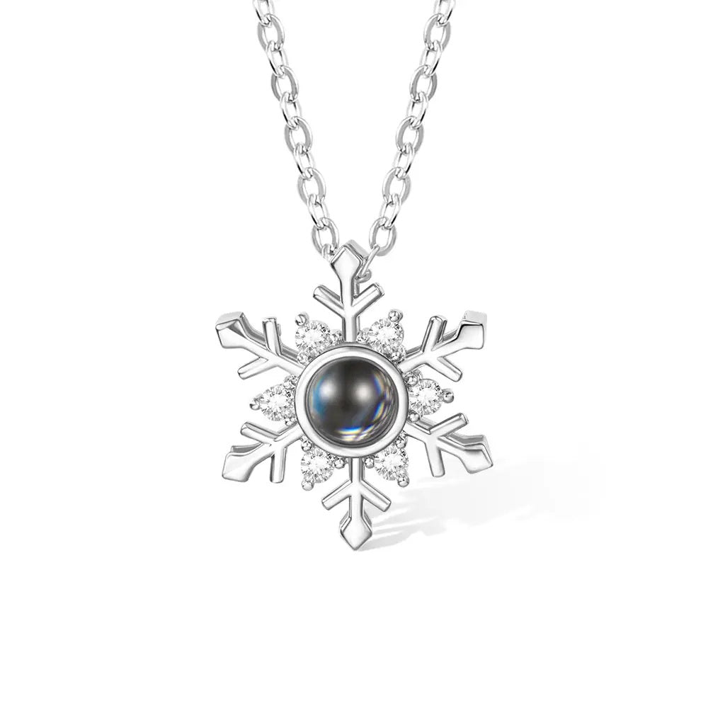 Snowflake Projection Necklace - United Bracelets