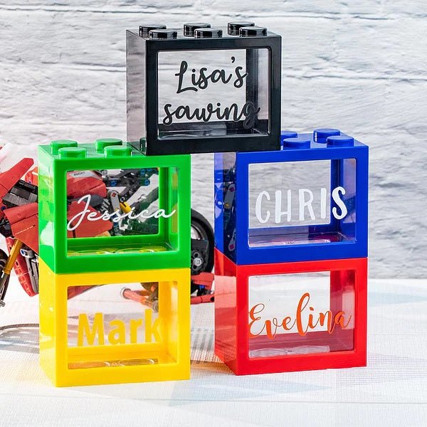 Stackable Block Style Money Box - United Bracelets