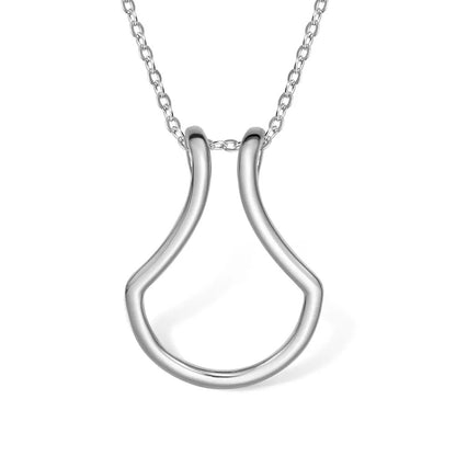 Sterling Silver Ring Holder Necklace - United Bracelets