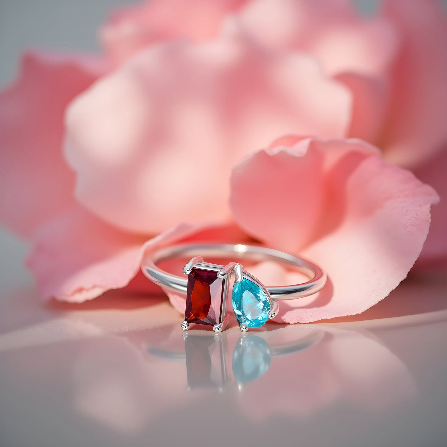 Toi et Moi Birthstone Ring - United Bracelets