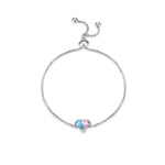 Toi et Moi Pear Birthstone Bracelet - United Bracelets
